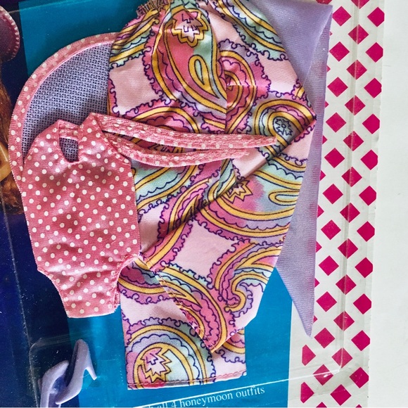 BARBIE: Midge Wedding Day Fashions #9635 Parisian Honeymoon Mattel 1990 - Picture 4 of 6